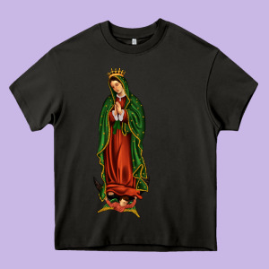 Our Lady Of Guadalupe Heavy Core Tee Designed By Jahusdesignshop
