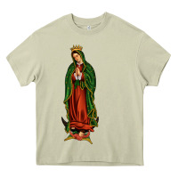 Mossy our lady of guadalupe Heavy Core Tee - JahusDesignShop