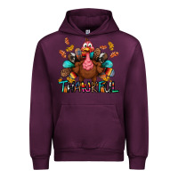 Mauve Wine Thankful Urban Hoodie - BundleAndBundleShop