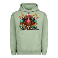 Pigment Oil Green Thankful Urban Hoodie - BundleAndBundleShop