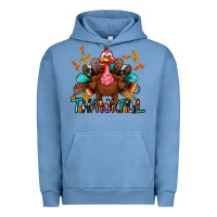 Pigment Pebble Blue Thankful Urban Hoodie - BundleAndBundleShop