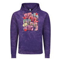 Cloud Purple valentines day cassette tapes Vintage Hoodie - MaliasSmallBusiness