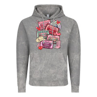 Cloud Rock valentines day cassette tapes Vintage Hoodie - MaliasSmallBusiness