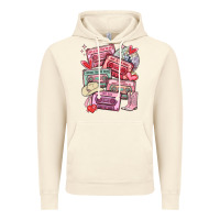 Vintage Artic valentines day cassette tapes Vintage Hoodie - MaliasSmallBusiness