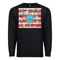 Black America flag smiley  tumbler Premium Sweatshirt - HowdyJamesFarm