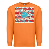 Carrot America flag smiley  tumbler Premium Sweatshirt - HowdyJamesFarm