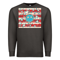 Smoke America flag smiley  tumbler Premium Sweatshirt - HowdyJamesFarm