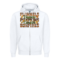White Flannels Hayrides Pumpkins Zipper Hoodie - texasbilliewilder