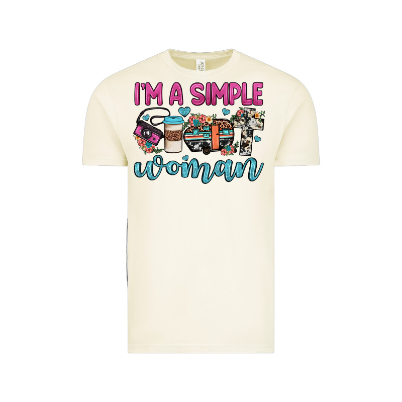 I'm A Simple Woman Vintage Tee by JahusDesignShop | Teevron