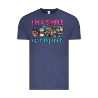 Vintage Denim i'm a simple woman Vintage Tee - JahusDesignShop