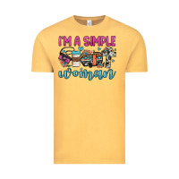 Vintage Mustard i'm a simple woman Vintage Tee - JahusDesignShop