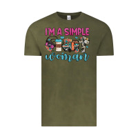 Vintage Olive i'm a simple woman Vintage Tee - JahusDesignShop