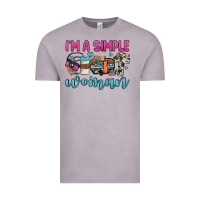 Vintage Zinc i'm a simple woman Vintage Tee - JahusDesignShop