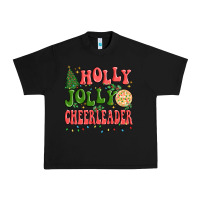 Black holly jolly cheerleader Urban Heavy Tee - MaliasSmallBusiness