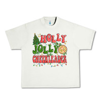 Pistachio holly jolly cheerleader Urban Heavy Tee - MaliasSmallBusiness
