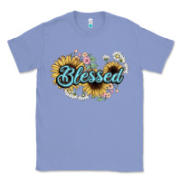 Colony Blue blessed Classic Tee - NancyCooperArtShop