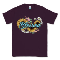 Plum blessed Classic Tee - NancyCooperArtShop