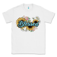 White blessed Classic Tee - NancyCooperArtShop