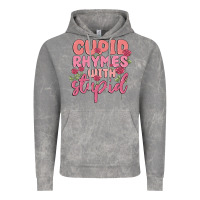 Cloud Rock cupid rhymes with stupid Vintage Hoodie - MaliasSmallBusiness