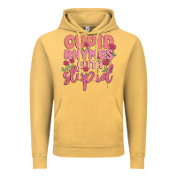 Vintage Mustard cupid rhymes with stupid Vintage Hoodie - MaliasSmallBusiness
