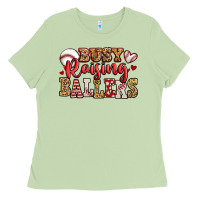 Matcha busy raising ballers baseball Ladies Tee - Jasminsmagicworld