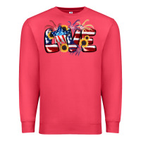 Cardinal Love 4th of july Premium Sweatshirt - CowGirlArtShop