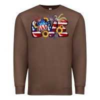 Chestnut Love 4th of july Premium Sweatshirt - CowGirlArtShop