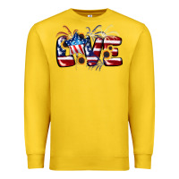 Lemon Love 4th of july Premium Sweatshirt - CowGirlArtShop