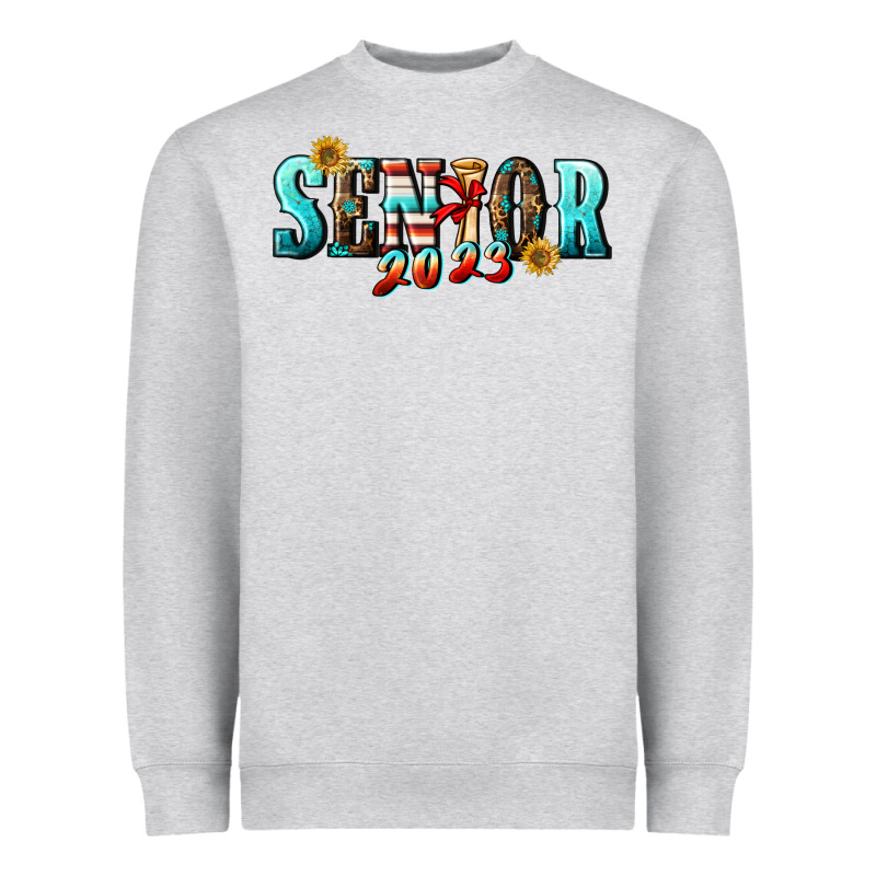 Senior 2023 Heavyweight Sweatshirt by BundleAndBundleShop | Teevron