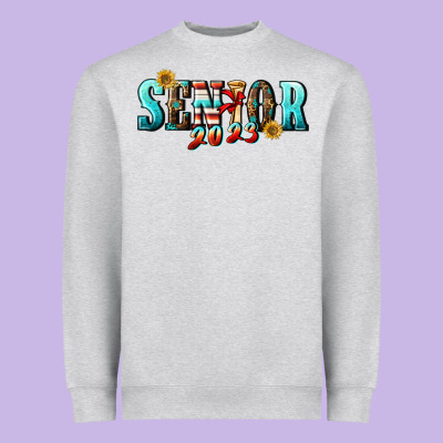 Senior 2023 Heavyweight Sweatshirt Designed By Bundleandbundleshop