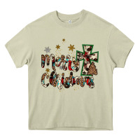 Mossy merry christmas wood slice ornament Heavy Core Tee - JahusDesignShop
