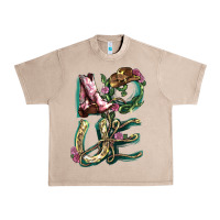 French Oak love boots horseshoe cowboy Urban Heavy Tee - NancyCooperArtShop