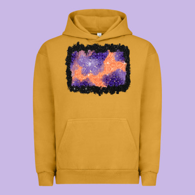 Halloween Spider Web Background Urban Hoodie Designed By Bundleandbundleshop