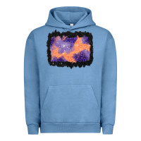 Pigment Pebble Blue halloween spider web background Urban Hoodie - BundleAndBundleShop