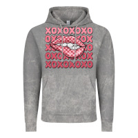 Cloud Rock xoxo checker lips Vintage Hoodie - MaliasSmallBusiness