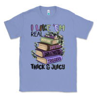 Colony Blue i like them real thick and juicy books Classic Tee - MaliasSmallBusiness