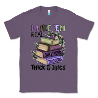 Lavender i like them real thick and juicy books Classic Tee - MaliasSmallBusiness