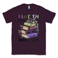 Plum i like them real thick and juicy books Classic Tee - MaliasSmallBusiness