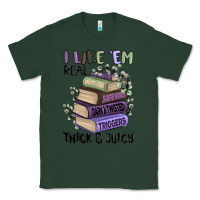 Sports Green i like them real thick and juicy books Classic Tee - MaliasSmallBusiness