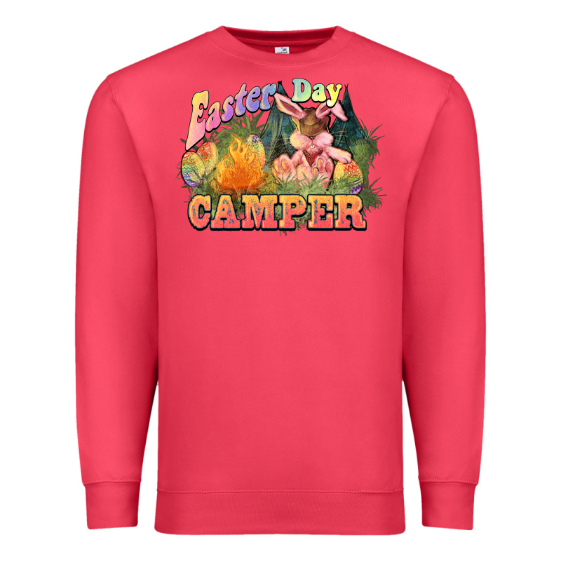 Easter Day Camper Premium Sweatshirt by HowdyJamesFarm | Teevron