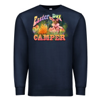 Navy Easter Day Camper Premium Sweatshirt - HowdyJamesFarm