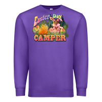Purple Easter Day Camper Premium Sweatshirt - HowdyJamesFarm
