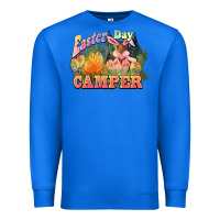 True Royal Easter Day Camper Premium Sweatshirt - HowdyJamesFarm
