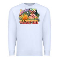 White Easter Day Camper Premium Sweatshirt - HowdyJamesFarm