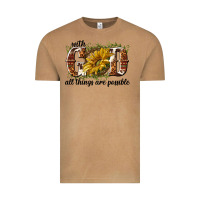 With God All Things Are Possible Vintage Tee | Teevron
