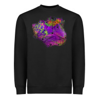 Black halloween spider web for patches Heavyweight Sweatshirt - BundleAndBundleShop