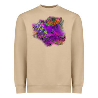 Mushroom halloween spider web for patches Heavyweight Sweatshirt - BundleAndBundleShop