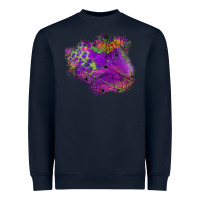 Navy halloween spider web for patches Heavyweight Sweatshirt - BundleAndBundleShop