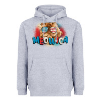 Heather Grey meowica 4th of july Heavyweight Hoodie - CowGirlArtShop