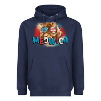 Navy meowica 4th of july Heavyweight Hoodie - CowGirlArtShop